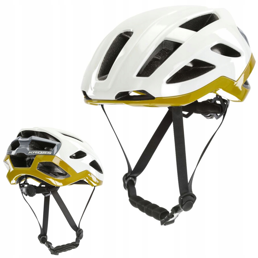Cyklistická přilba Kross Gravel Arbaro Ht M 54-58 cm Ventilační otvory Béžová