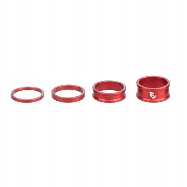 Wolf Tooth Kit Headset Spacer 1 1/8 3-5-10-15 Mm, Red