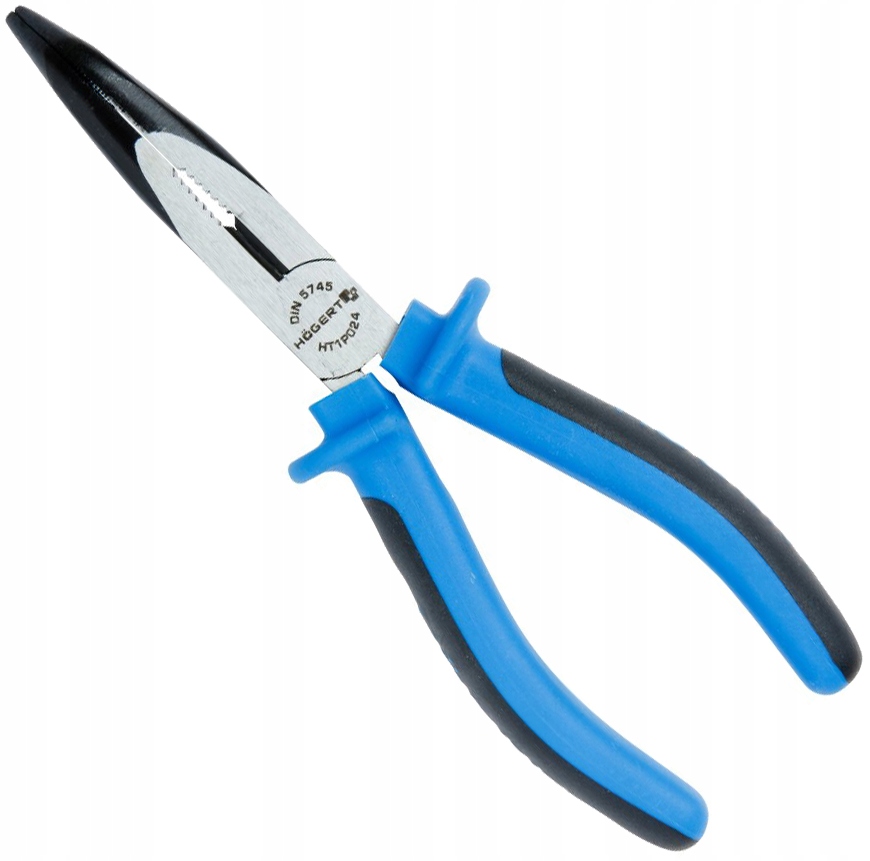 

Szczypce wydłużone wygięte 200 mm, CrV Hoegert