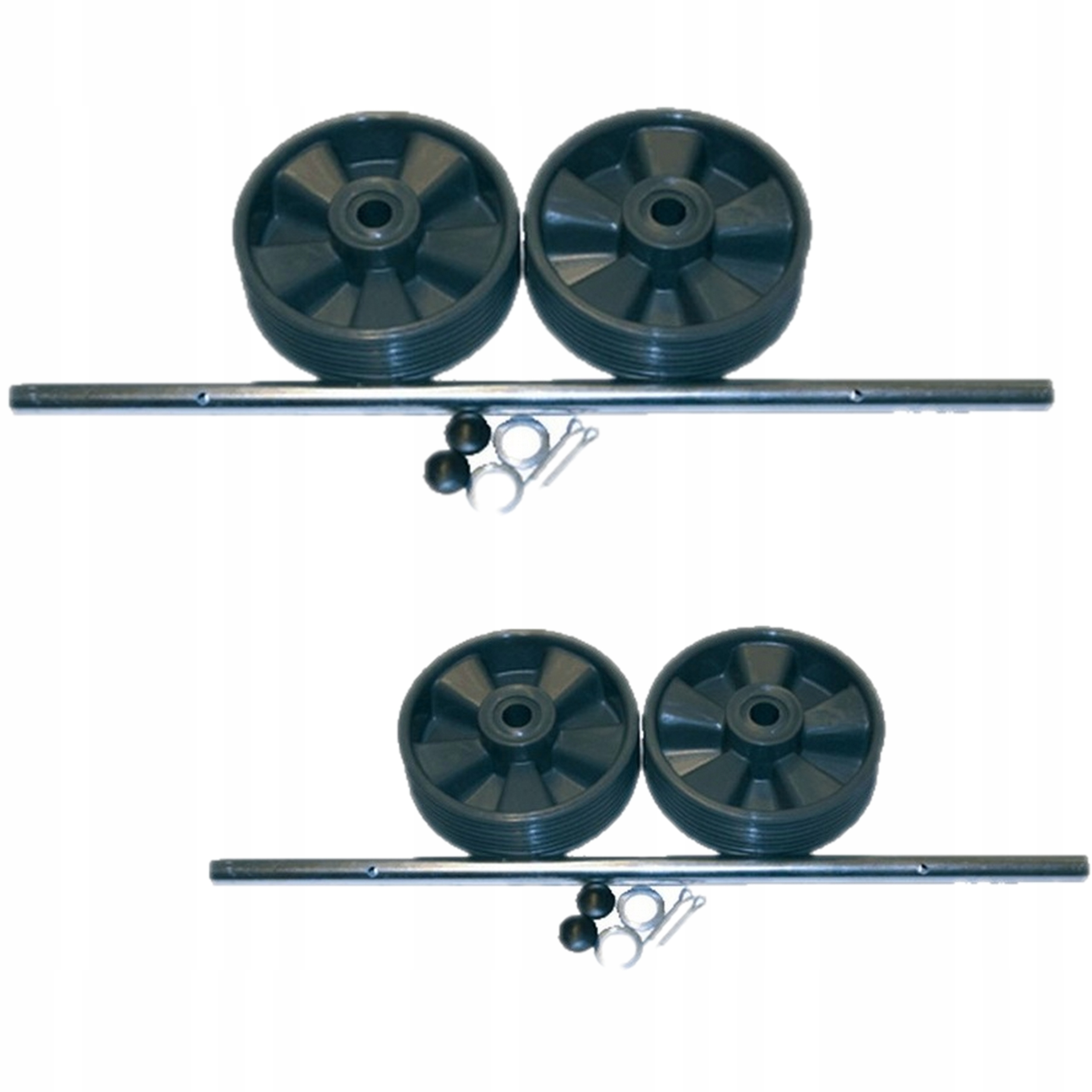 Premium Rolky Krause pro hliníkové žebříky Přestěnné 2 ks sada