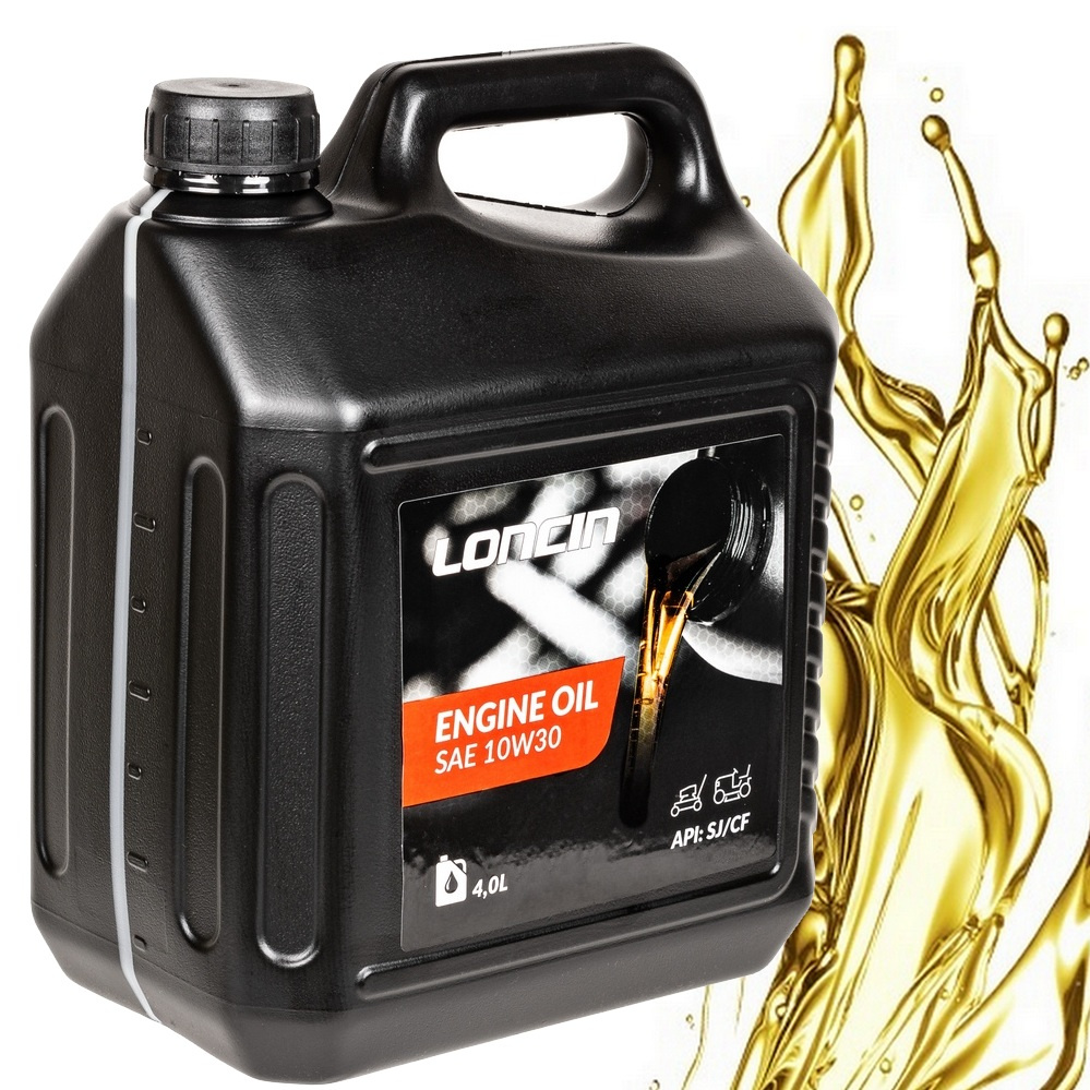4L Vícesezónní Motorový Olej Loncin Sae 10W30 Pro Čtyřtaktní Motory