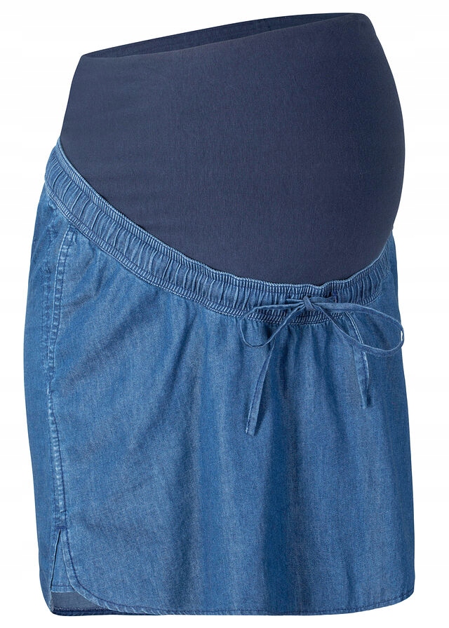 Z6924 SPÓDNICA CIĄŻOWA DŻINSOWA NIEBIESKA R.50