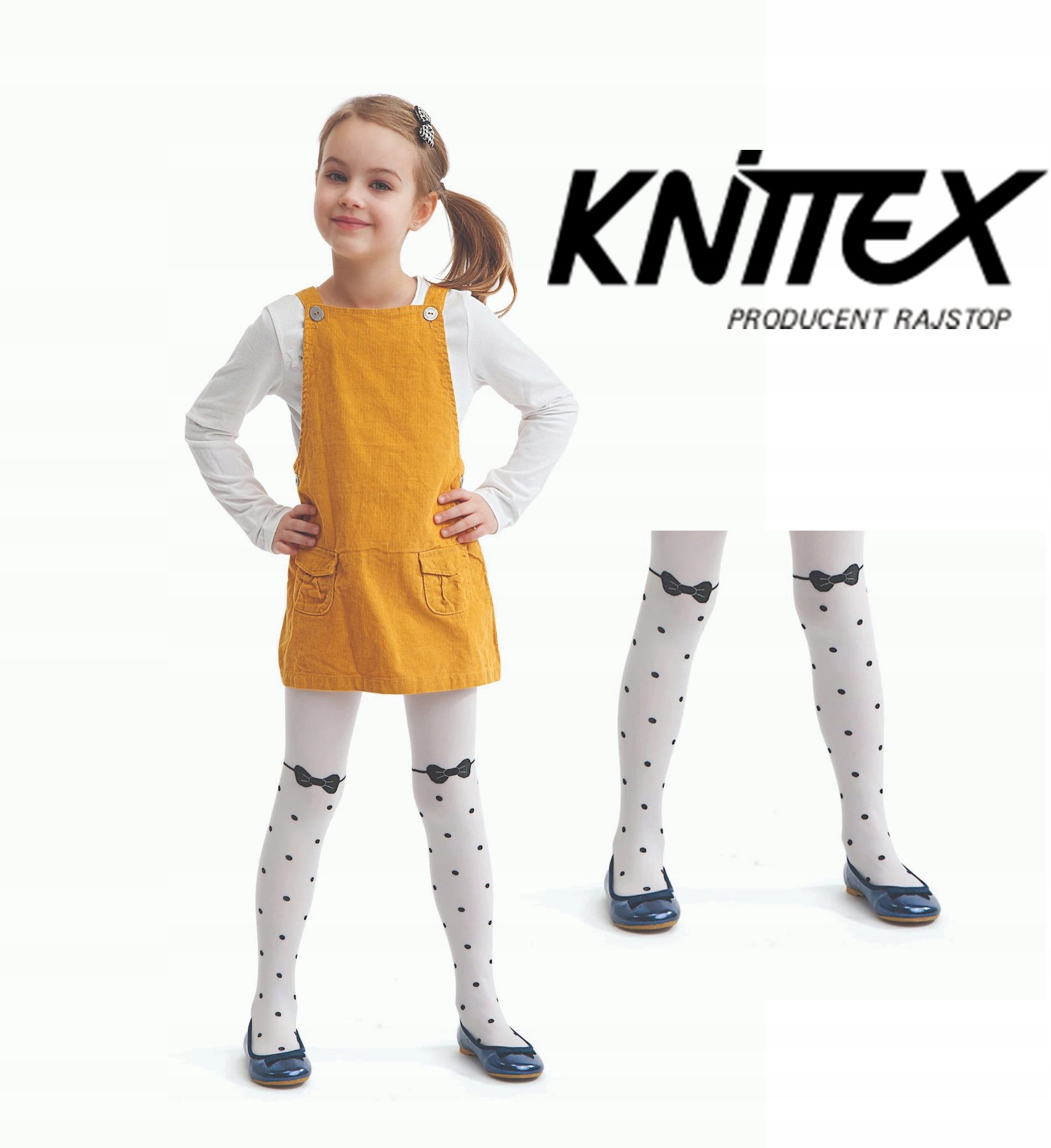 

Knittex rajstopy dziecięce Inga biały 122-128 Noq