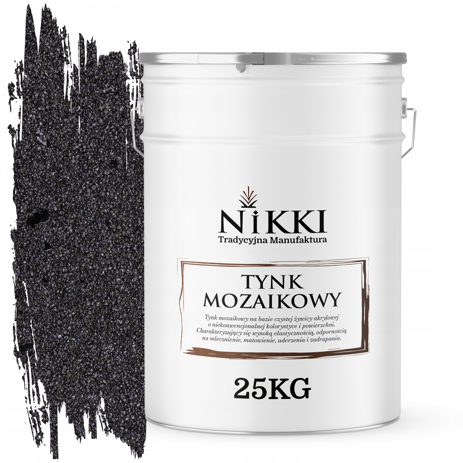 Mozaiková Omietka Živicová 25 Kg Vnútorná Čierna S Čiernou Sľudou M15