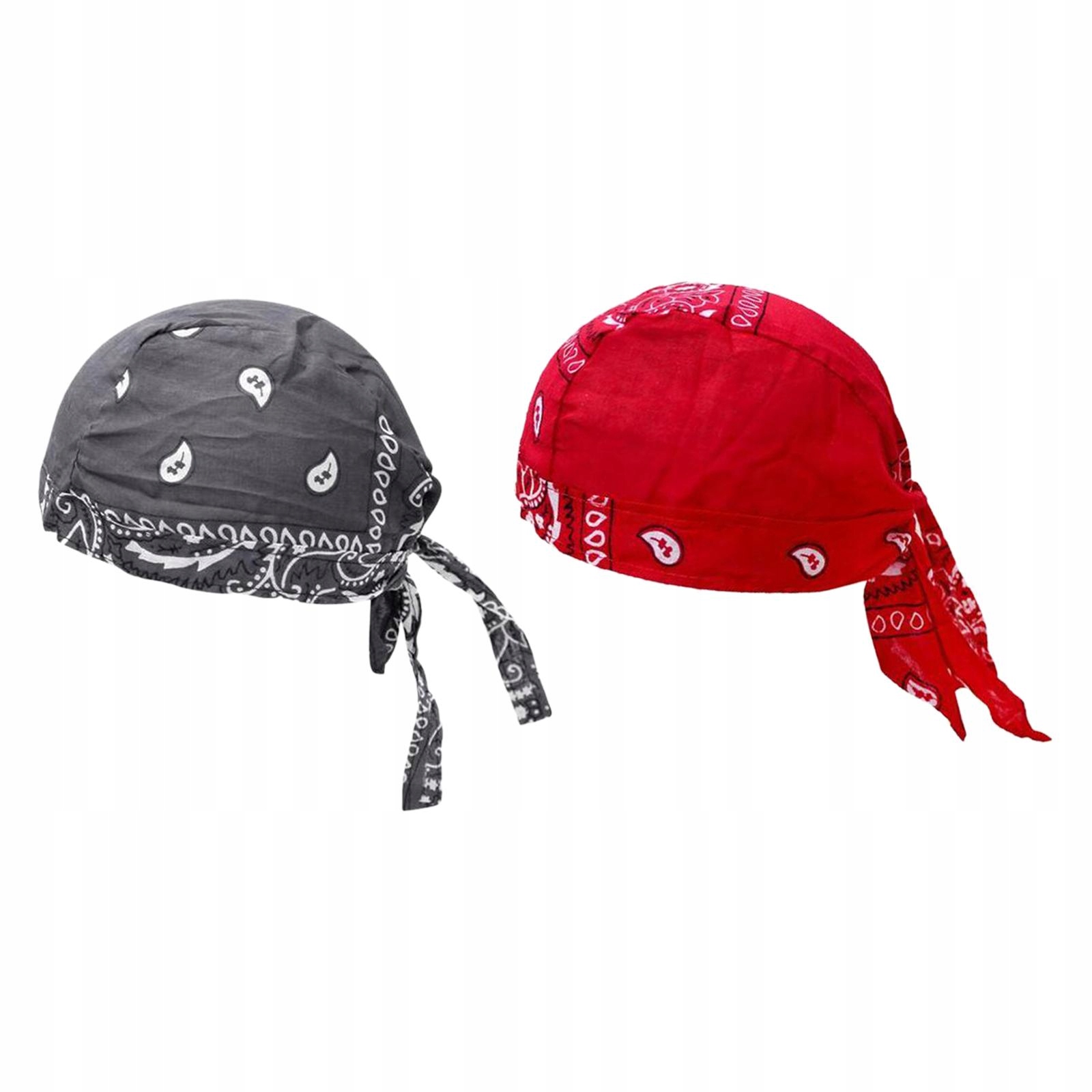 Czapki rowerowe Pirate Czapka Bandana Czerwon