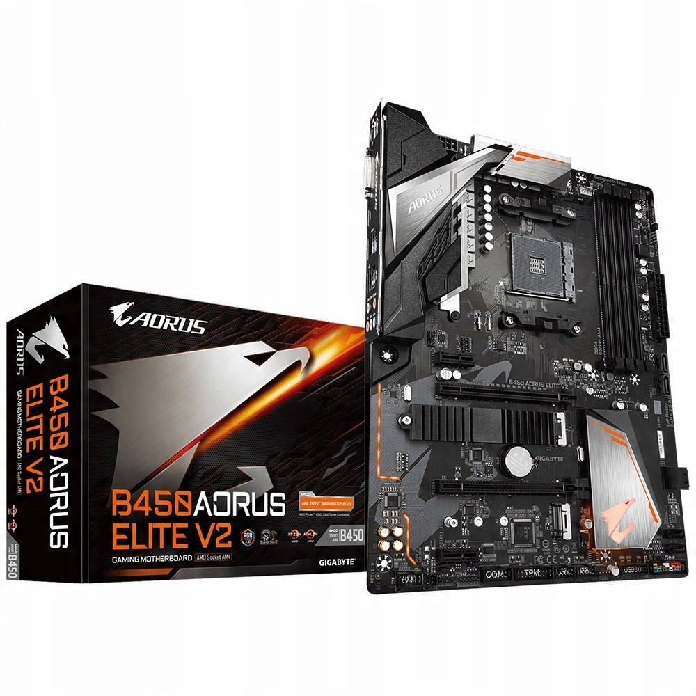 

Płyta główna Gigabyte B450 Aorus Elite V2 Atx