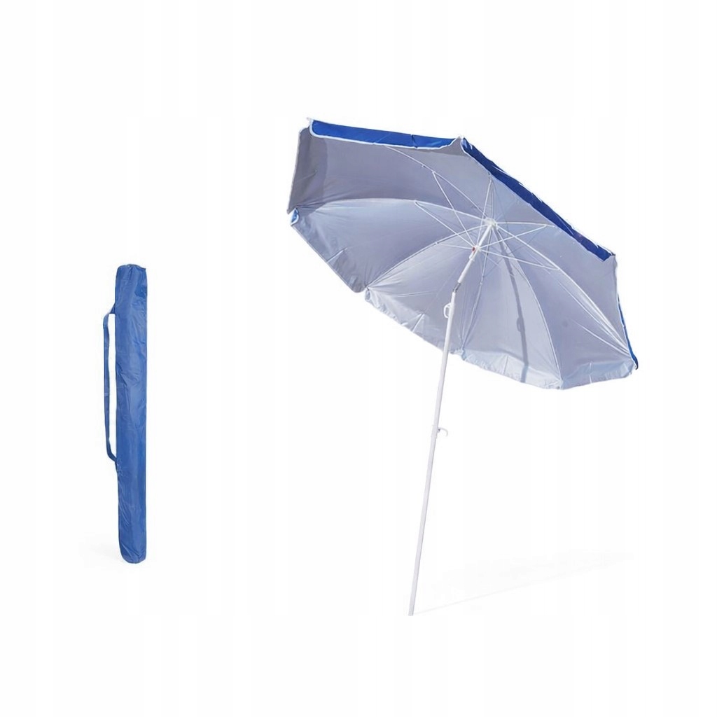 Velký zahradní plážový slunečník 200 cm s výklopným krytem a Uv ochranou