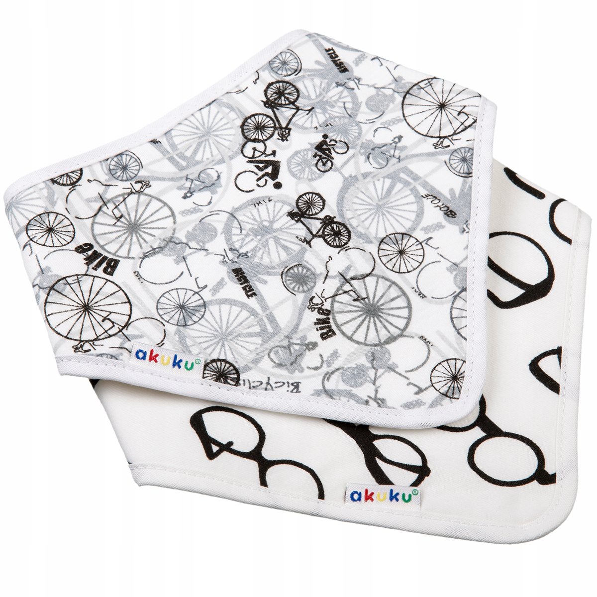 Akuku Śliniak apaszka na rzep 2-pack