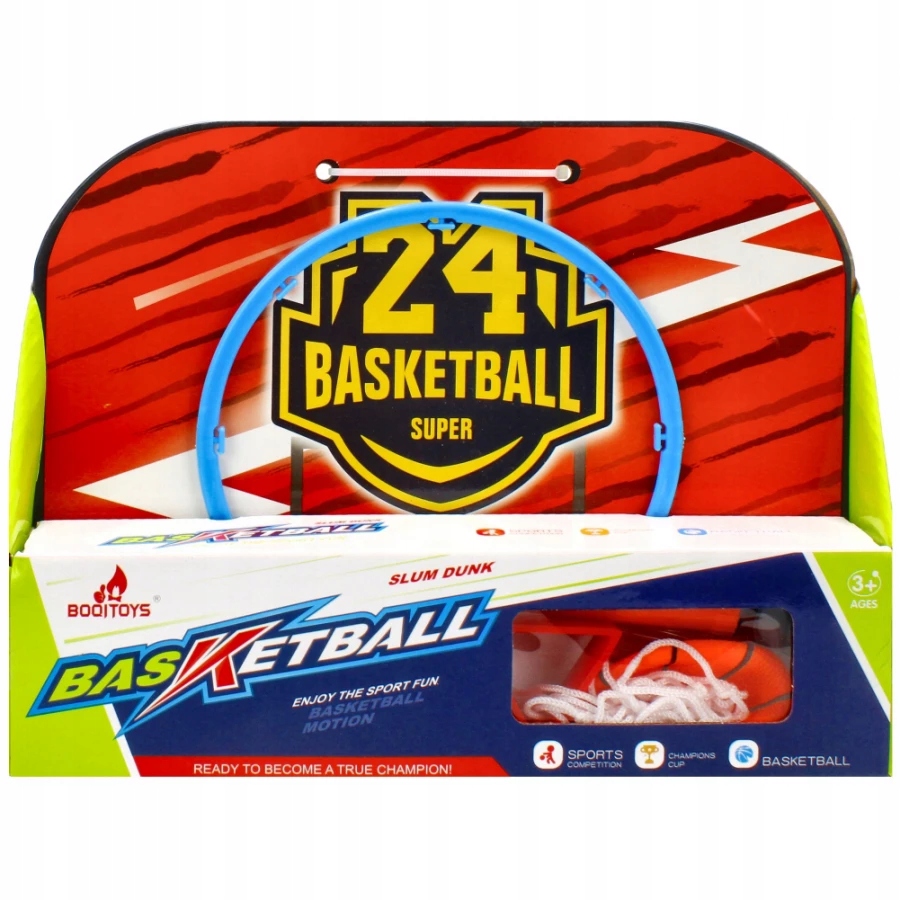 KOSZYKÓWKA ZESTAW DO GRY W KOSZYKÓWKĘ KOSZ PIŁKA