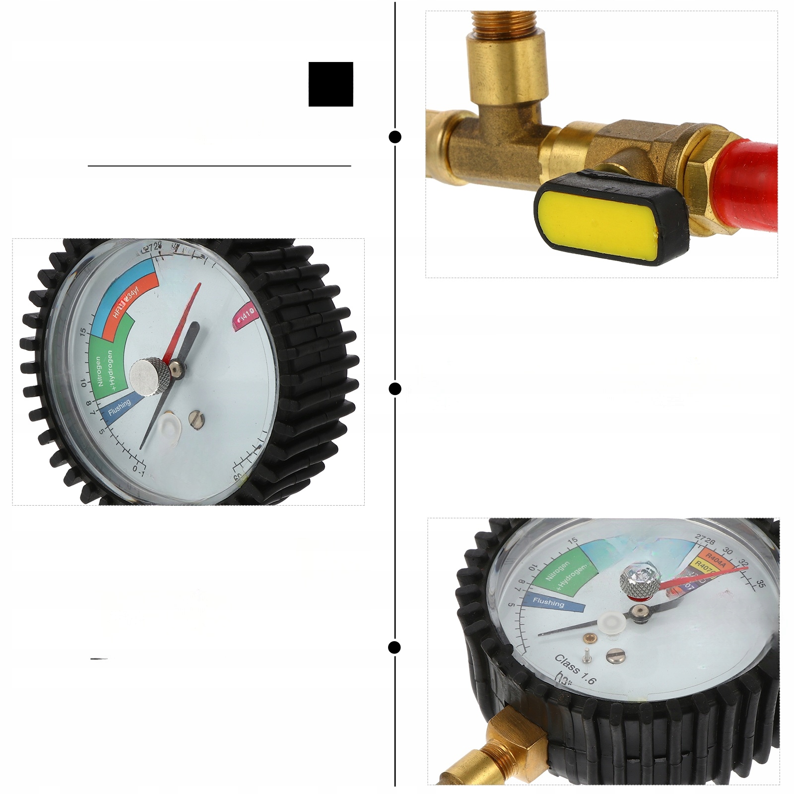 NITROGEN PRESSURE GAUGE REGULATOR AIR Typ samochodu Niezdefiniowany