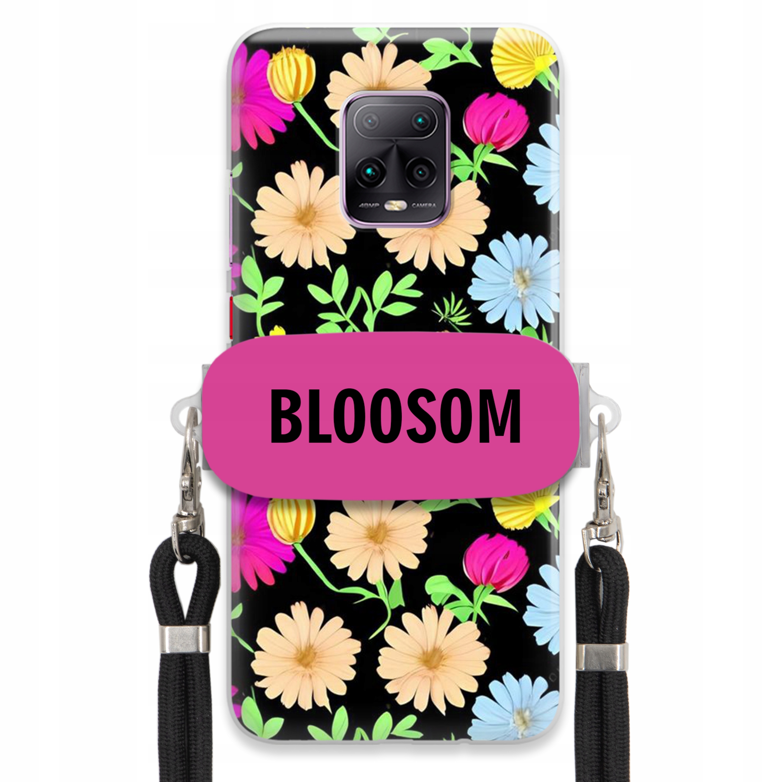 Puzdro Crossbody Pre Xiaomi Redmi 10X 5G Puzdro Kvety Bloosom Flower