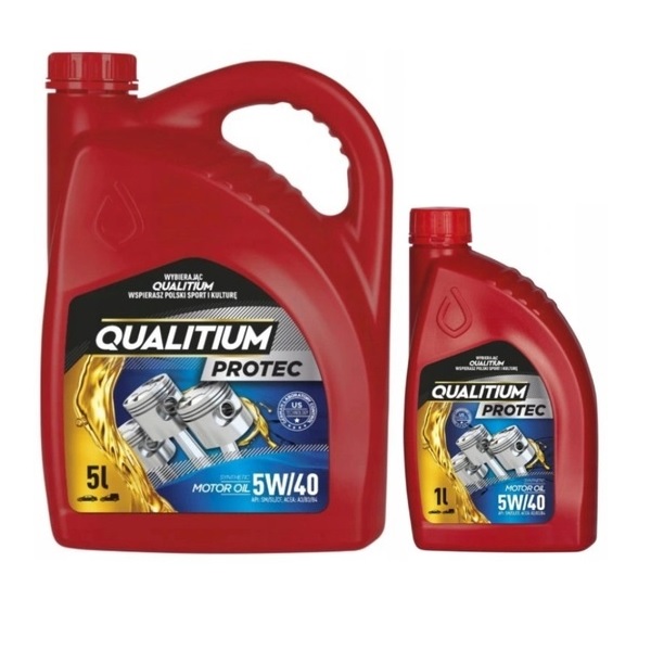 Olej silnikowy Qualitium Protec 5W40 6L Zawieszka Serwisowa