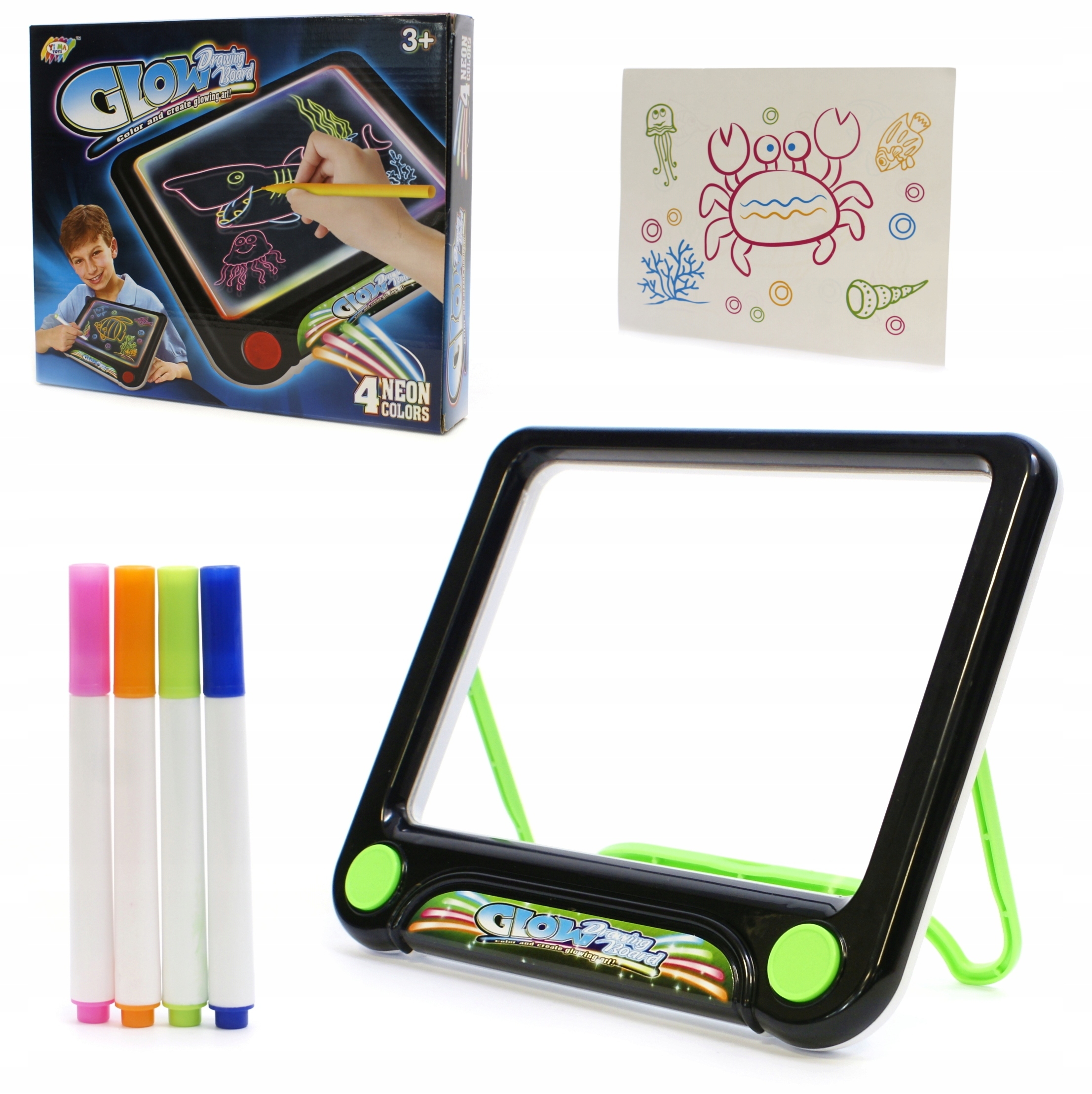 ZNIKOPIS TABLET GRAFICZNY PODŚWIETLANA TABLICA DO RYSOWANIA