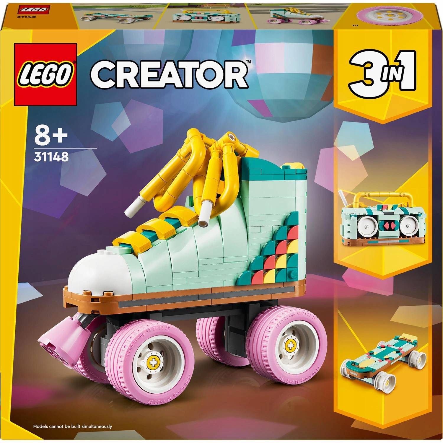 LEGO CREATOR 3w1 31148 WROTKA W STYLU RETRO + GRATIS TORBA LEGO PREZENT EAN (GTIN) 5702017585079