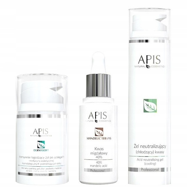 

Apis kwas migdałowy 40% neutralizator żel Zestaw