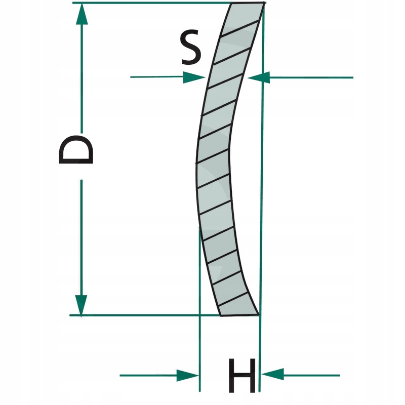 Zaślepka DIN 470 52x6,7x2 Marka Granit