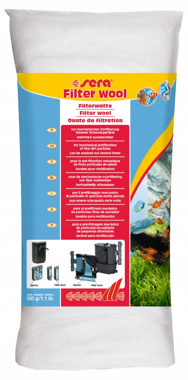 

Sera Filter Wool wata filtrująca filtracyjna 500 g