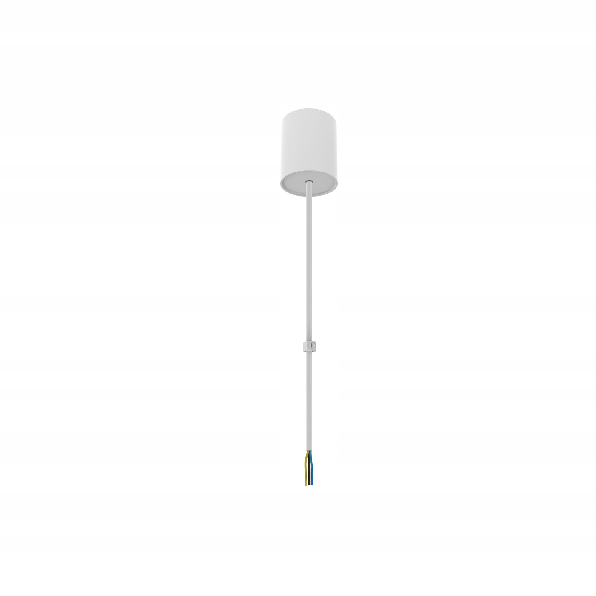 Bílý závěs s napájením pro lampu Nowodvorski