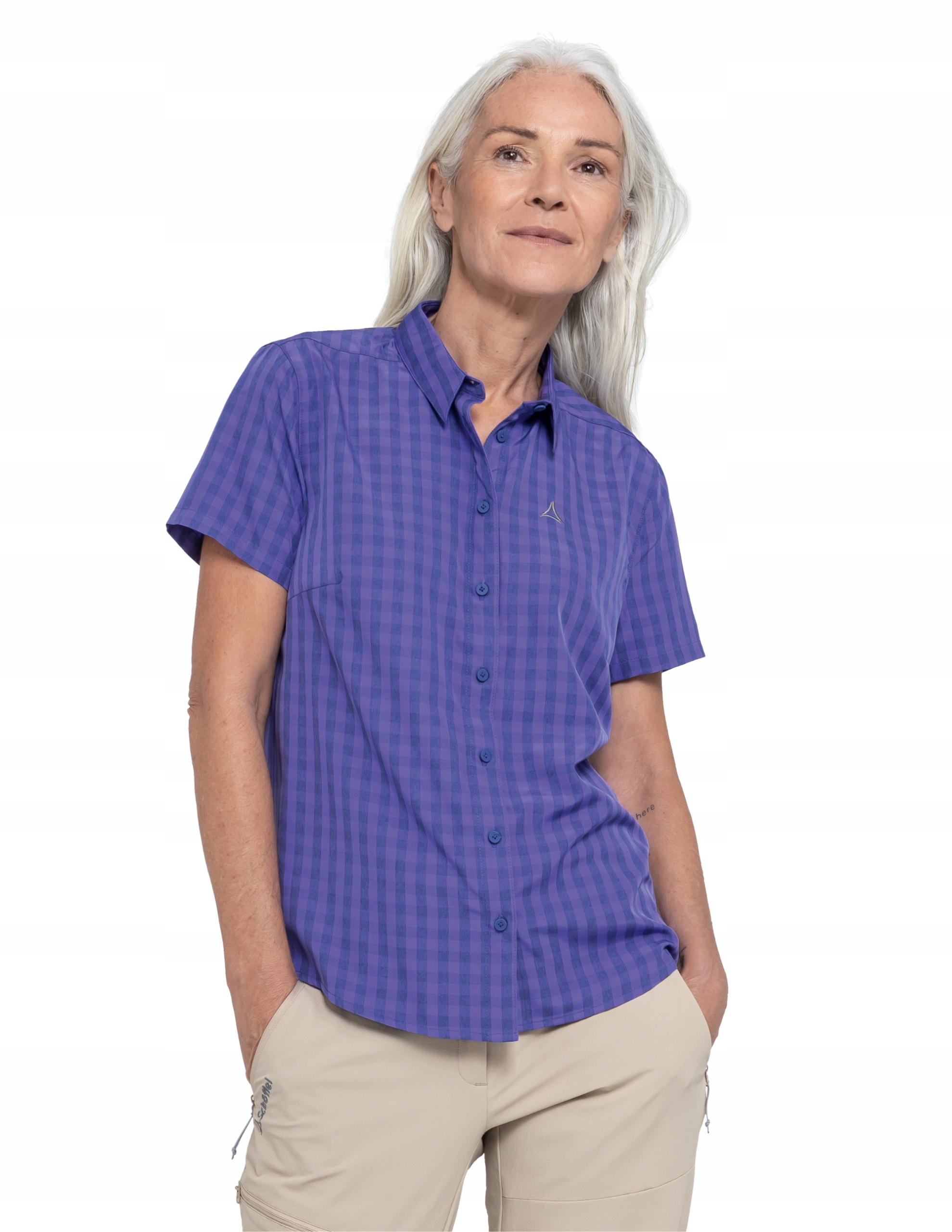 Dámská treková košile Schöffel Circ Dalfoss Fialová 40