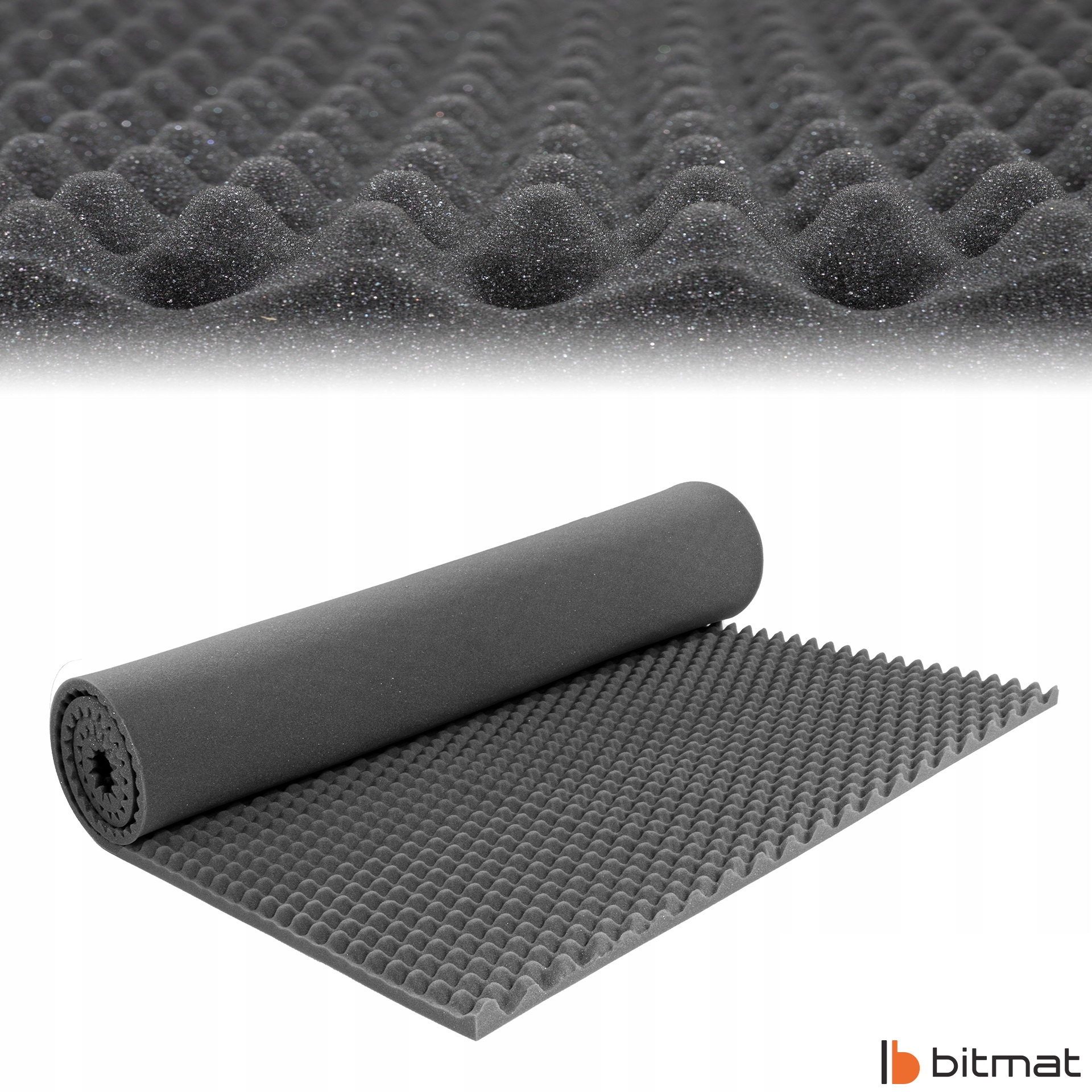 Pianki akustyczne FALA 6m² wygłuszająca hałas 3 CM kabina lektorska ścianę Szerokość produktu 200 cm