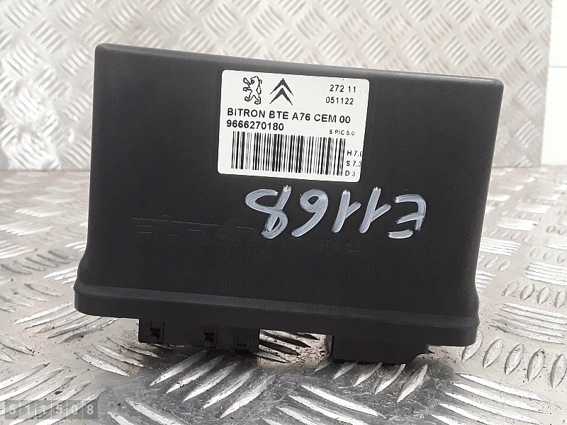 2012 Peugeot 207 Cc Ecu 9666270180