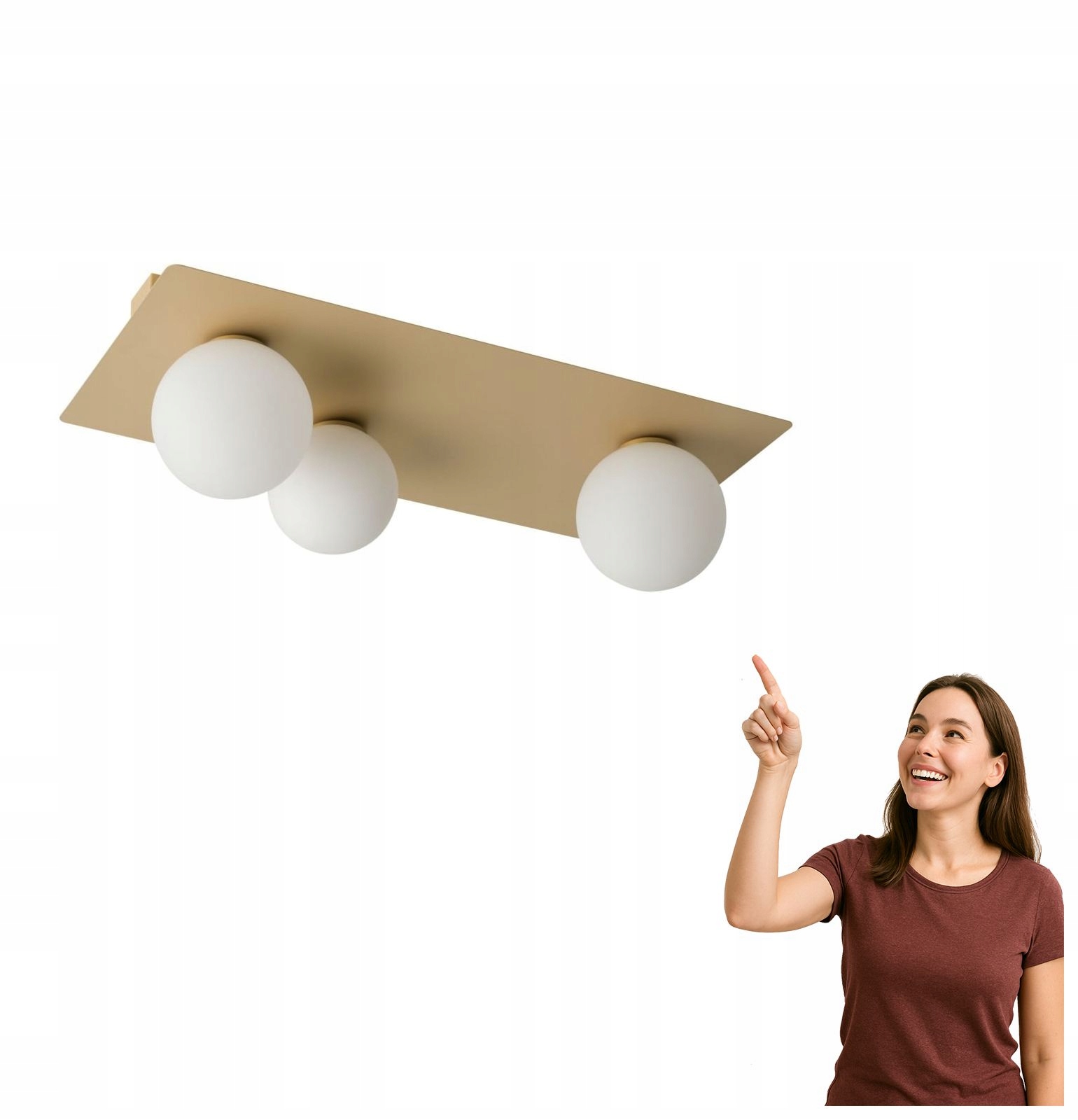 Stropná lampa Argon 3 33280 Sigma Lighting