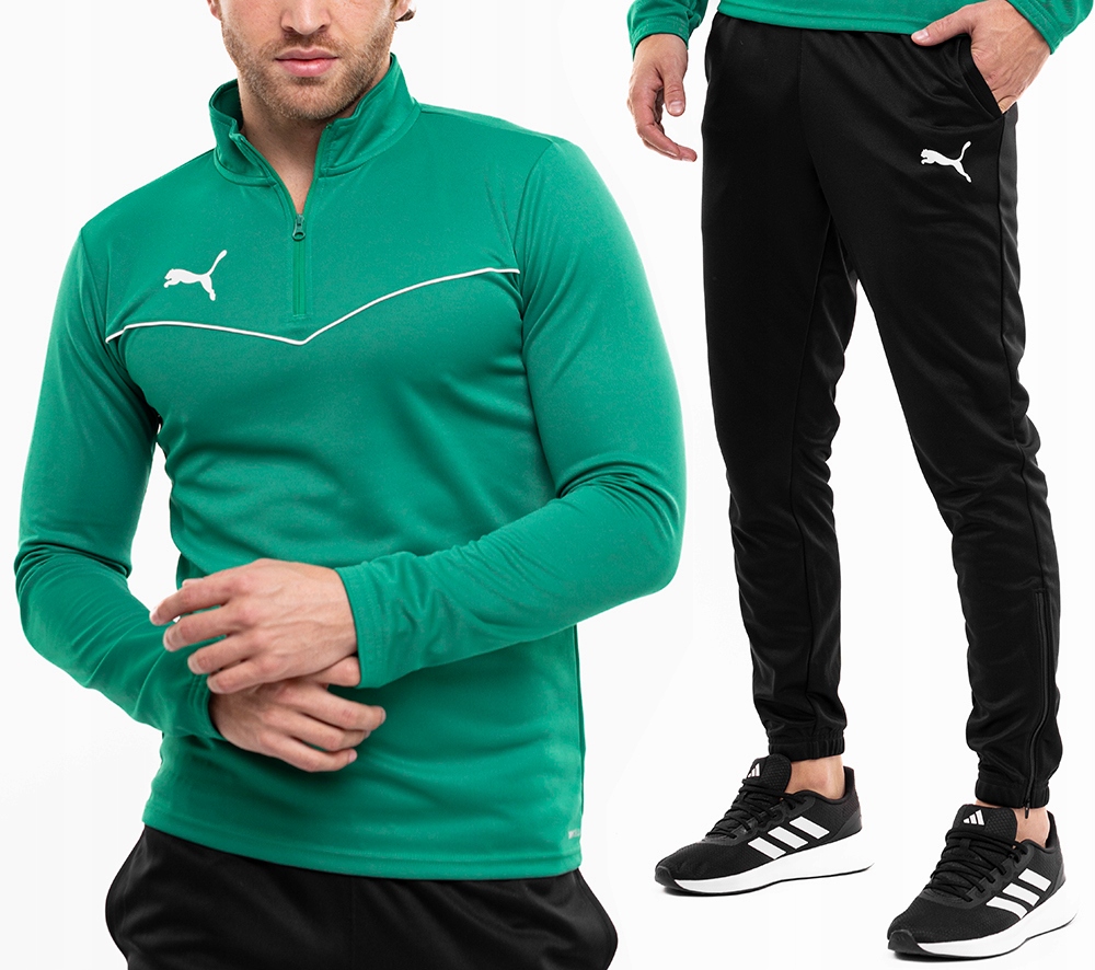 Teplákovka Pánský komplet Puma Sportovní tréninková Mikina Kalhoty teamRISE vel. S