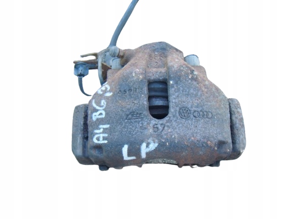 AUDI A4 B6 00-06 2.4 BENZYNA ZACISK HAMULCOWY LEWY PRZÓD PRZEDNI