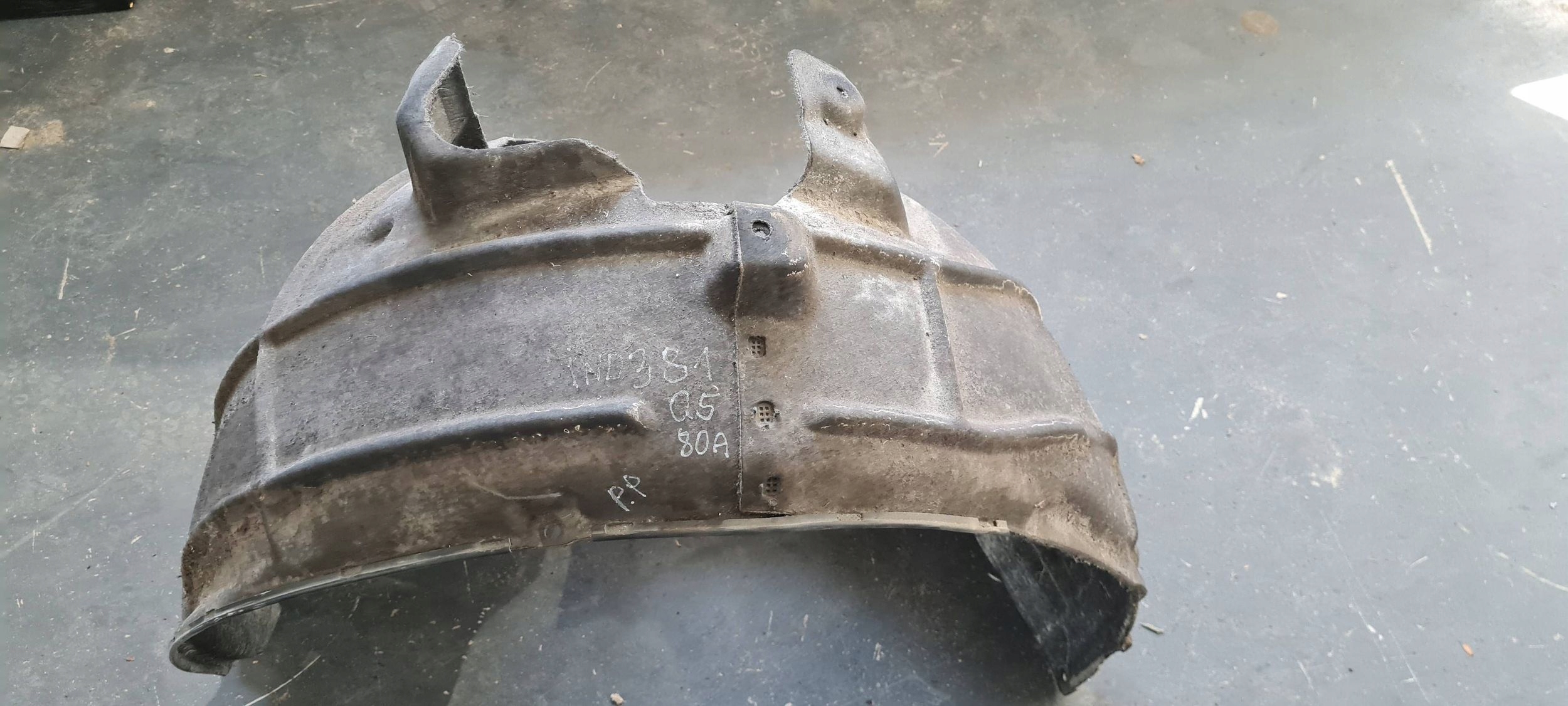 Q5 80A SQ5 mudguard right right front front MATERIAL original 80A821172E