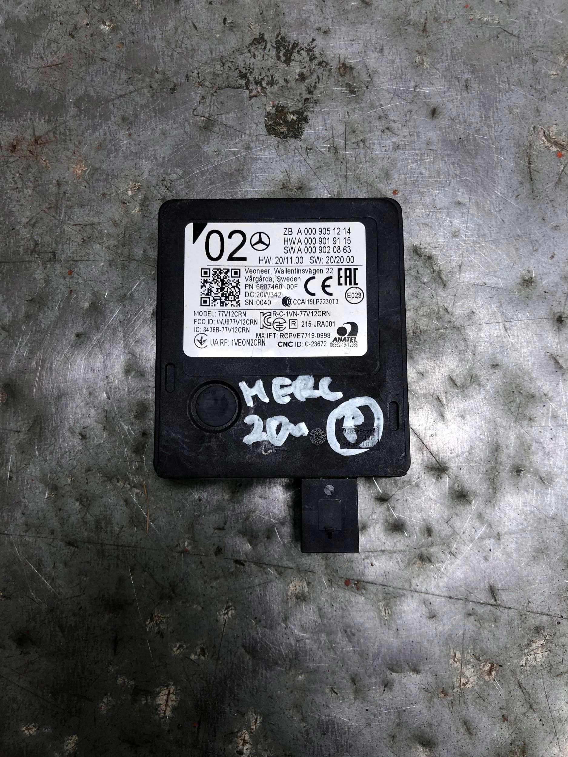 RADAR Sensor DISTRONIC MERCEDES A0009051214