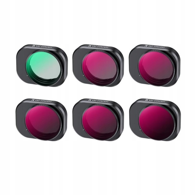 Sada 6 filtrů Nd/pl+cpl K&f Concept pro dron Dji Mini 4 Pro