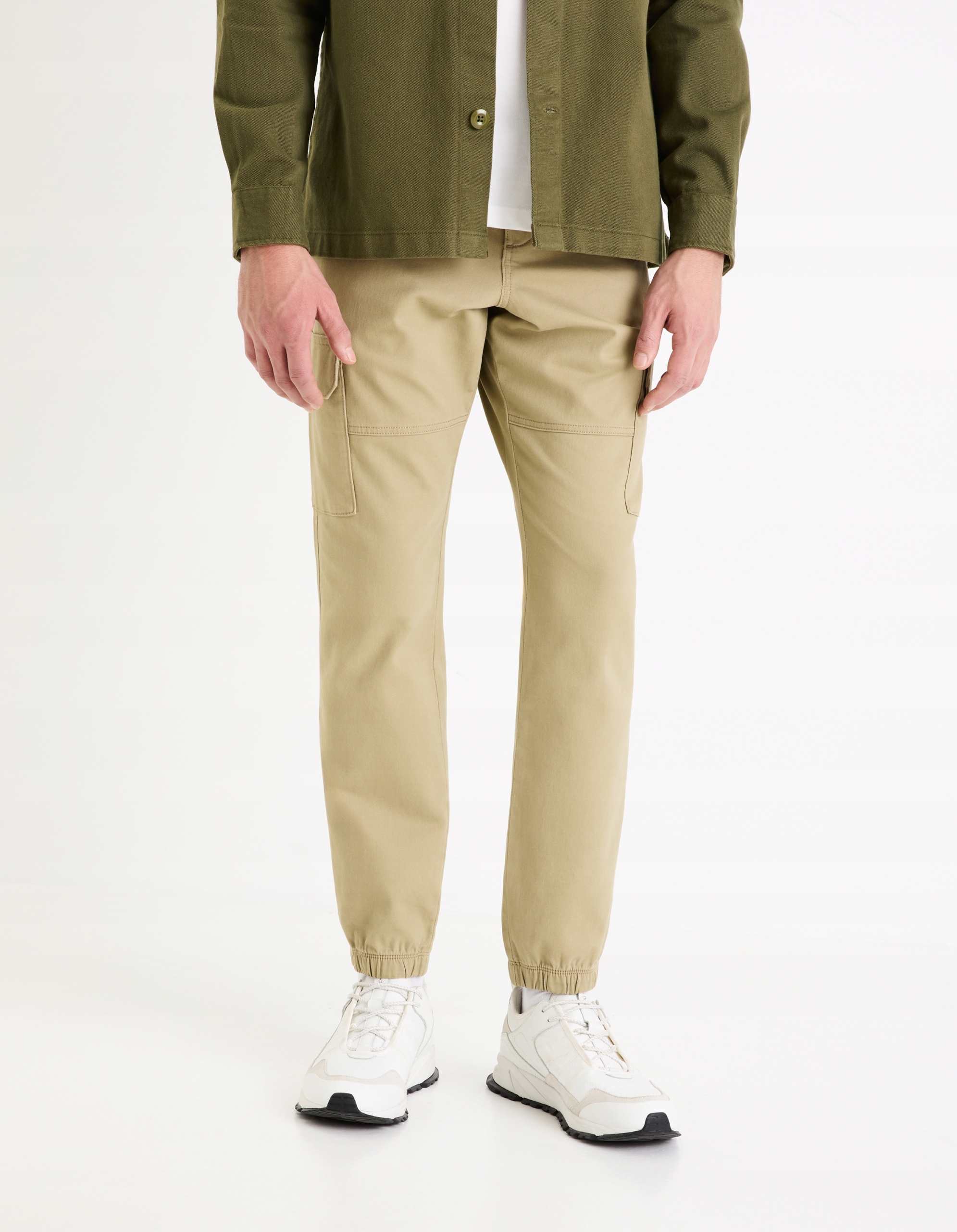 Celio Kalhoty slim cargo Dolyte