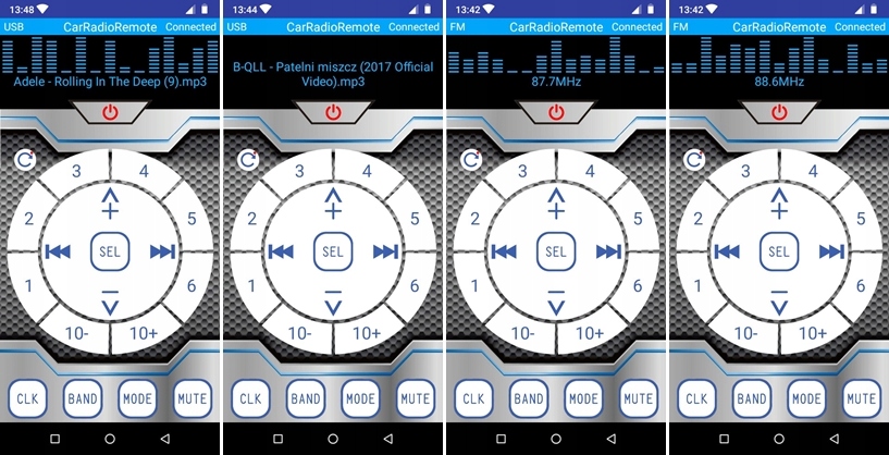 Radio samochodowe Bluetooth 2xUSB SD 1075 Android Kod producenta TY/1075BT-N