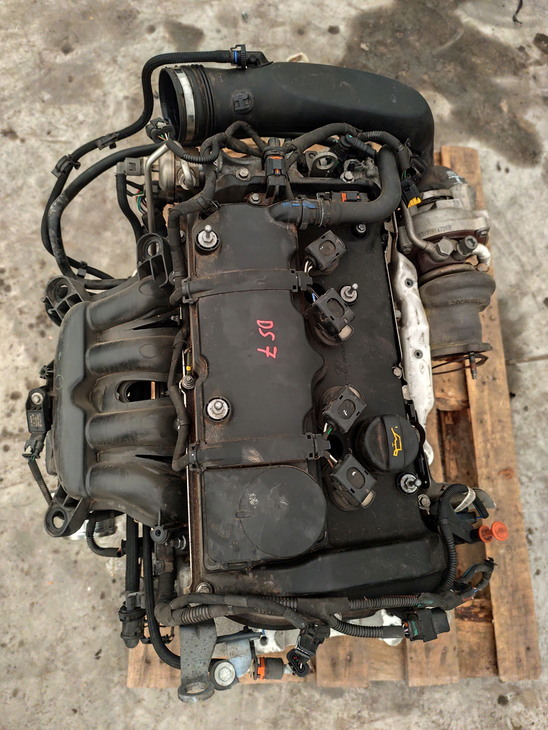 CITROEN DS7 1.6 THP engine complete 10FKBA DEMONTAZ