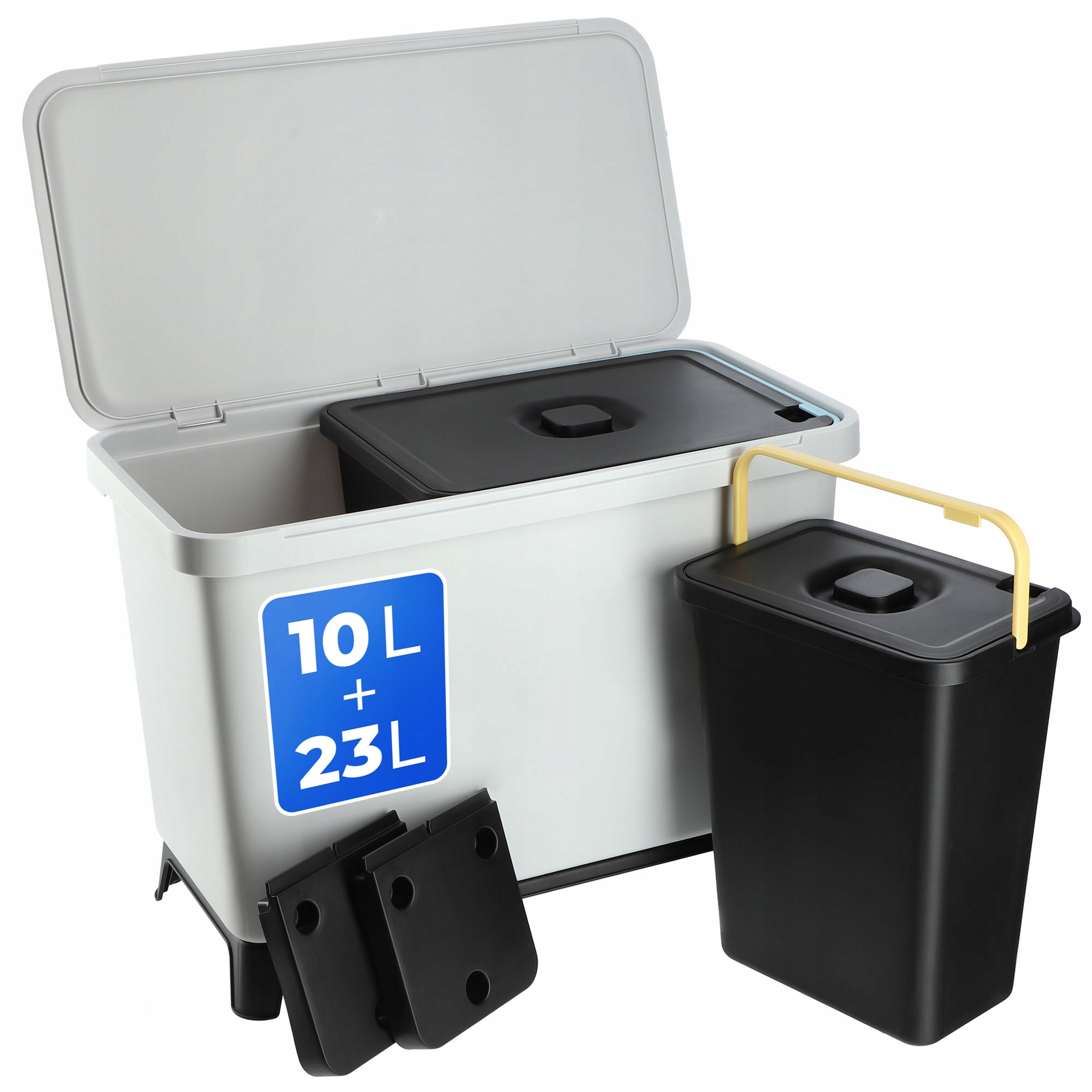 Levně Odpadkový Koš Nádoba 10 23 L Koše Na Třídění S Držákem Třídič