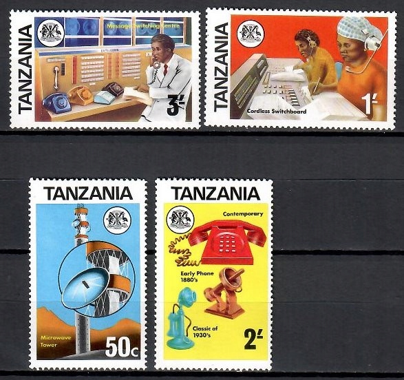 Tanzania 1976 Mi 54-57 Czyste **