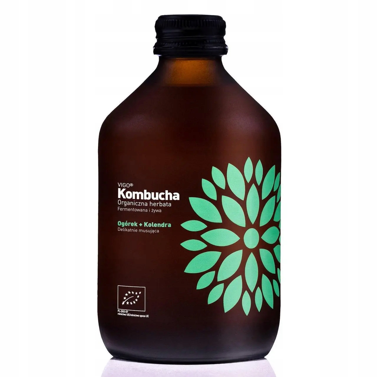 Kombucha S Okurkou A Koriandrem Bezlepková Bio 330 ml Vigo