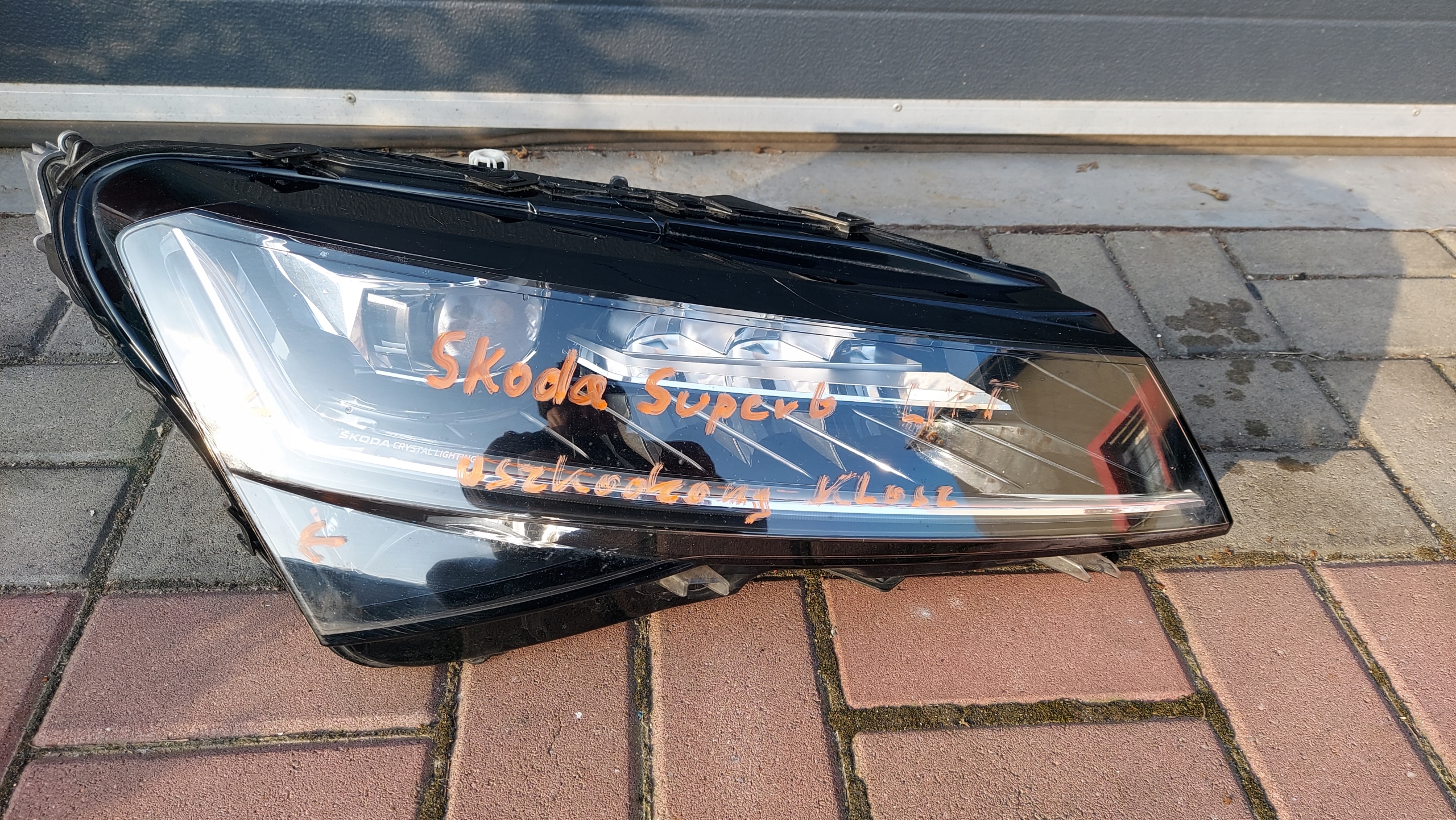 Frontscheinwerfer Skoda Superb 3U 3V1941016DL LED Rechts Scheinwerfer Headlight - Thumbnail 1