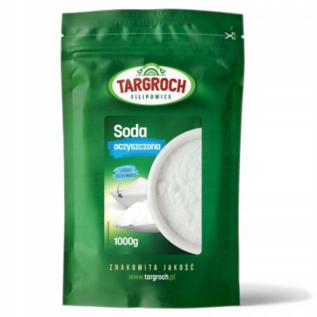 SODA OCZYSZCZONA 1kg Spożywcza NaHCO3 TARGROCH