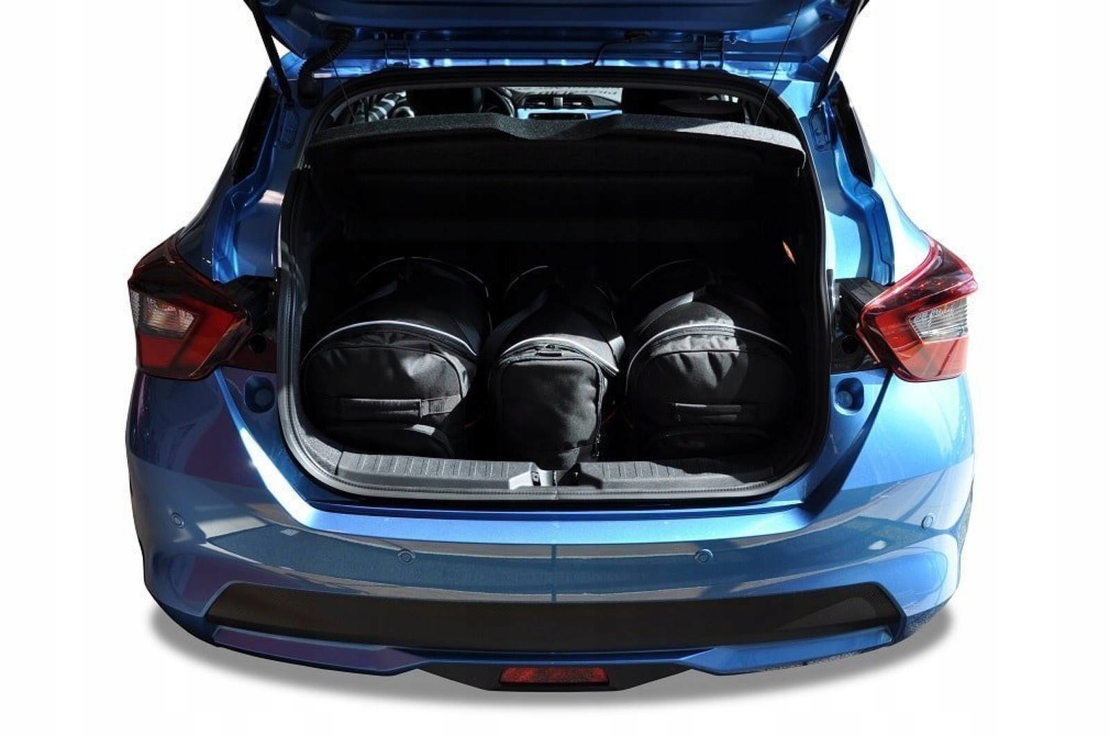 J&j Automotive Sada 3ks cestovných tašiek Aero pre Nissan Micra 2017+