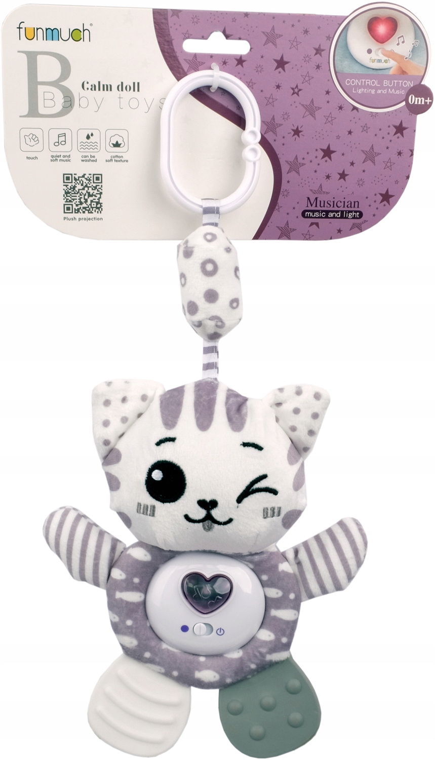 ZAWIESZKA do wózka GYZAK USYPIACZ PRZYTULANKA światło KOTEK 0m+ Stan opakowania oryginalne