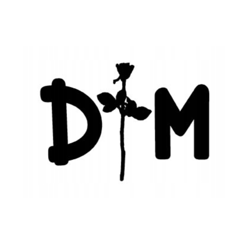 Naklejka DEPECHE MODE DM Rock 10 cm