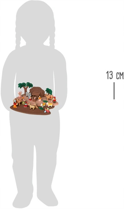 small foot Detský drevený betlehem s figúrkami