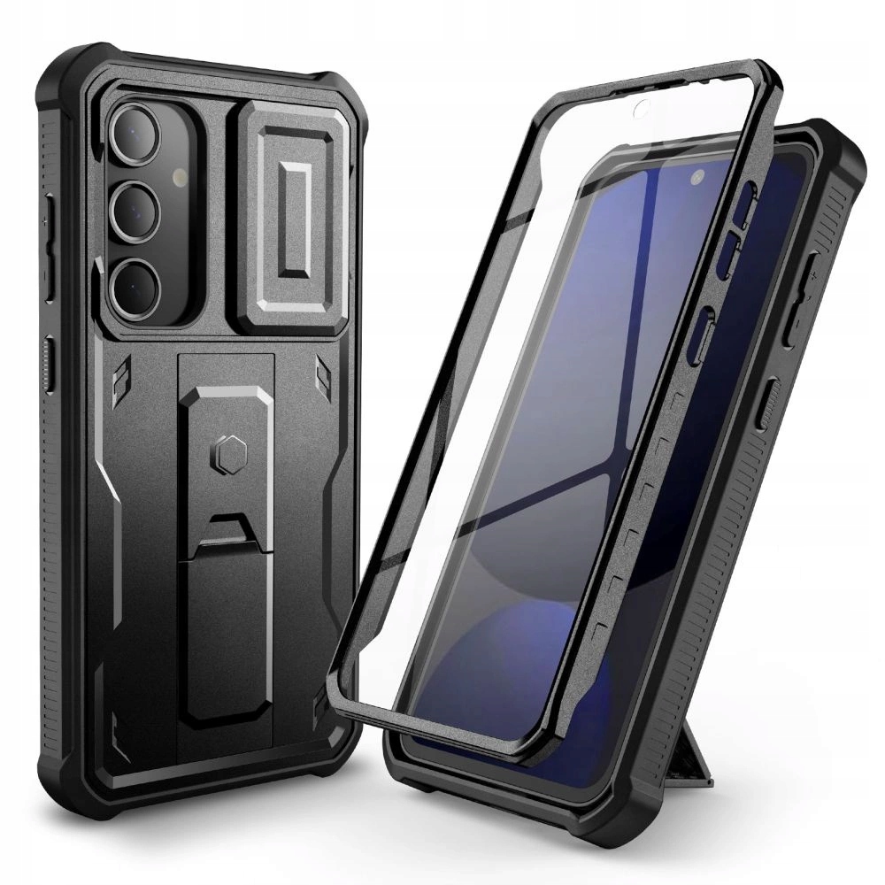Etui Tech-Protect Kevlar Cam+ Case na Samsung Galaxy S24 Fe czarne