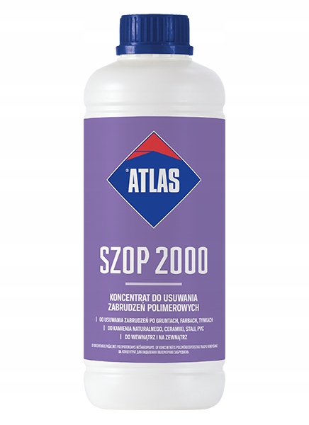 Atlas SZOP 2000 1l do usuwania zabrudzeń polimer.