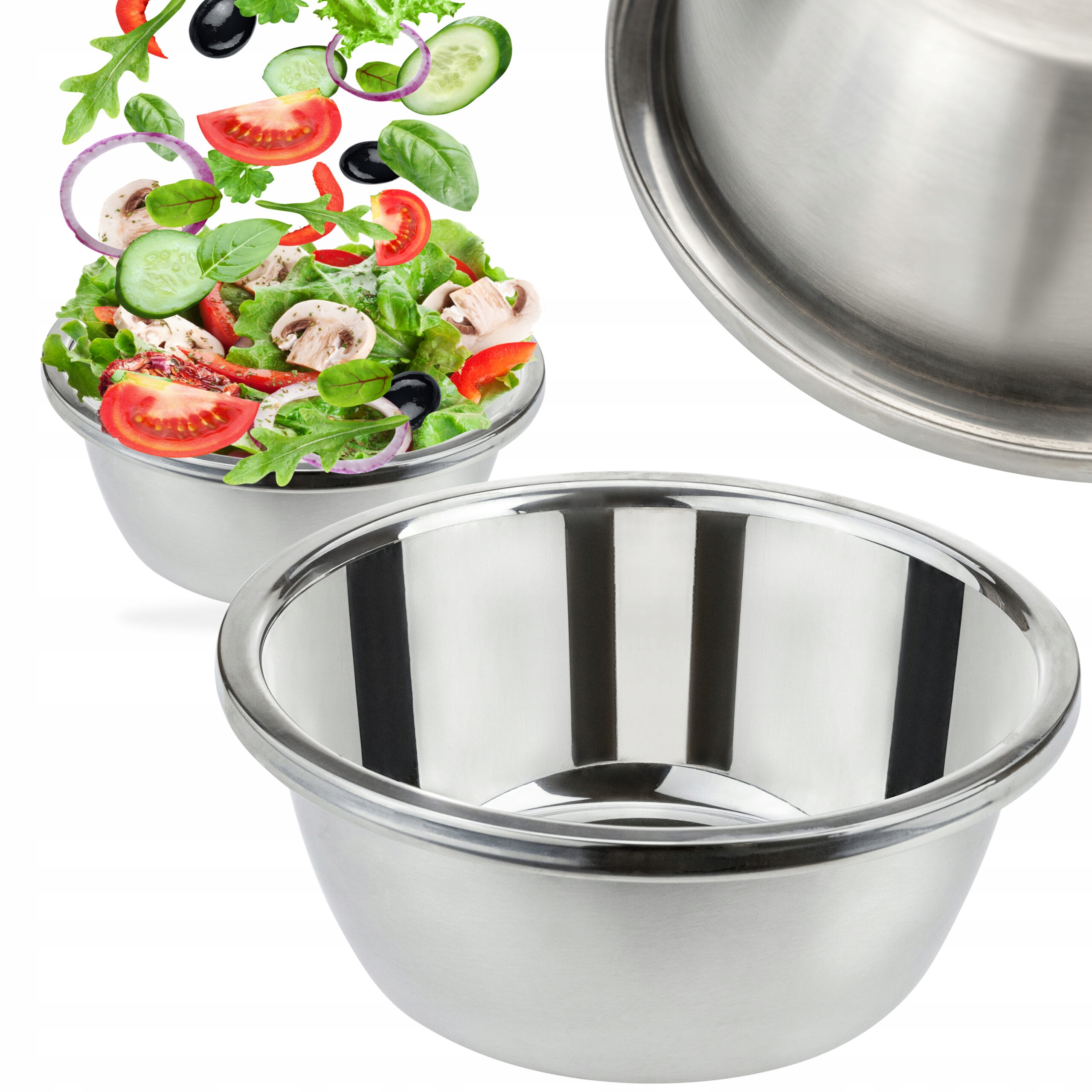

Kuchenna Miska Metalowa Wysoka 4L 28cm Masywna