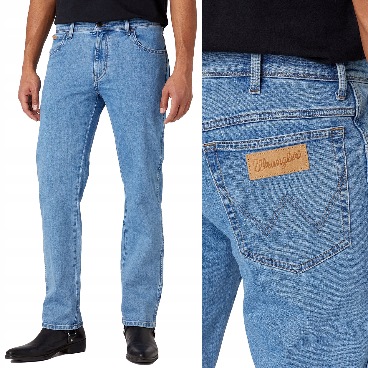 Wrangler Texas Good Shot Džins klasické jednoduché džínové kalhoty W32 L34