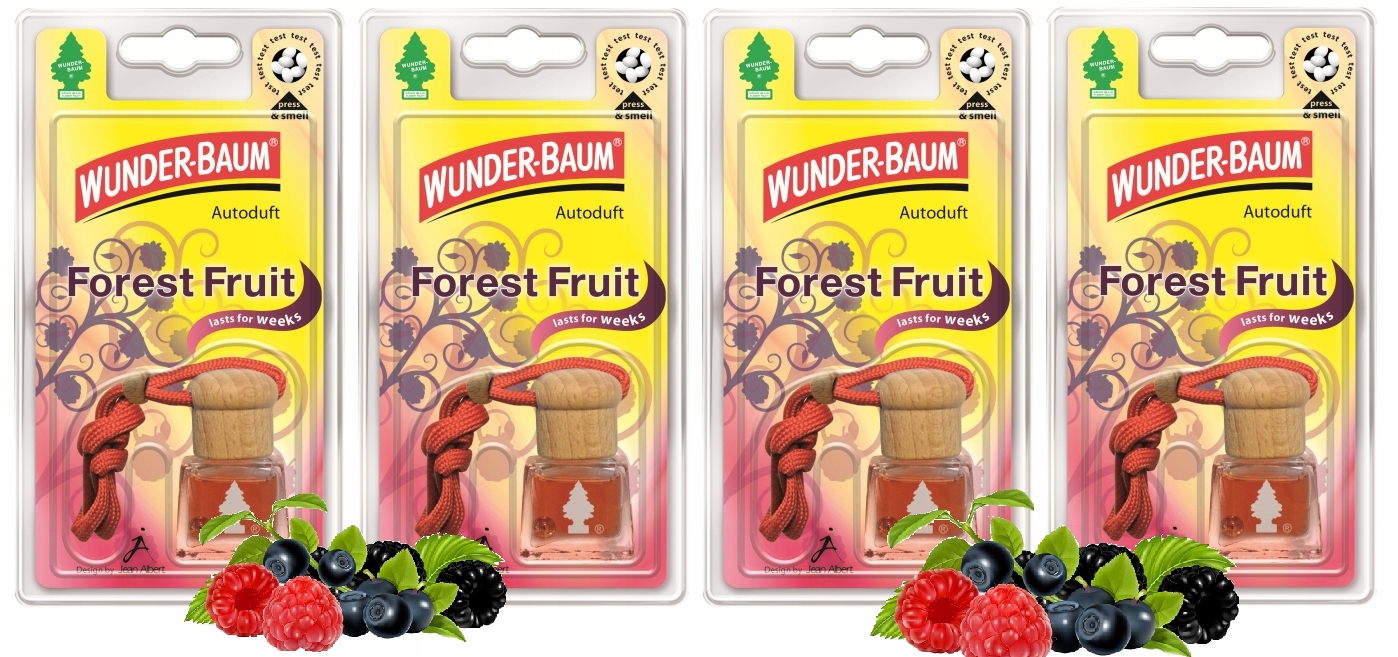WUNDER BAUM BOTTLE ZAPACH DO AUTA OWOCE LEŚNE