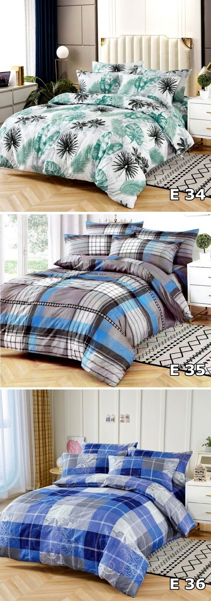 POŚCIEL 160x200 Z KORY + 2 POSZEWKI KORA NOWE WZORY KOMPLET 3 CZĘŚCI Wzór dominujący Boho Geometryczny Gładki Kratka Kropki Kwiaty Paski Zwierzęta