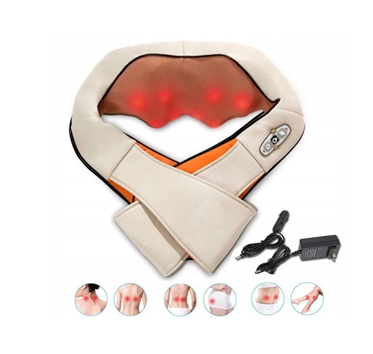 Masażer Shiatsu Szyi Karku Pleców Ciała Grzejący